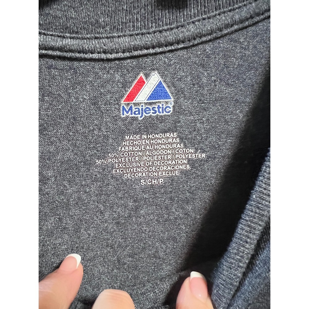 Majestic Chicago Cubs T-Shirt Interleague Series Baseball Graphic Tee Small - Picture 4 of 5